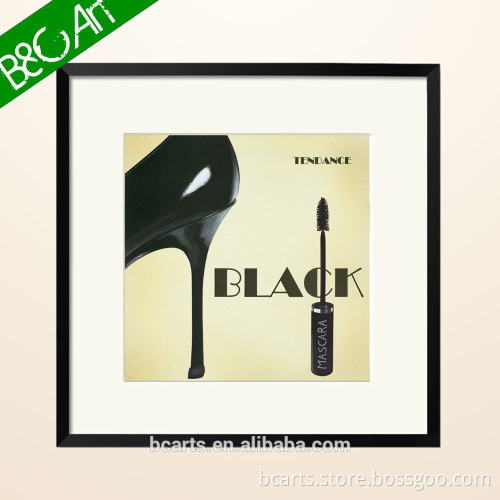 Wall picture painting of high-heeled shoes